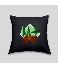 Brown bear cushion