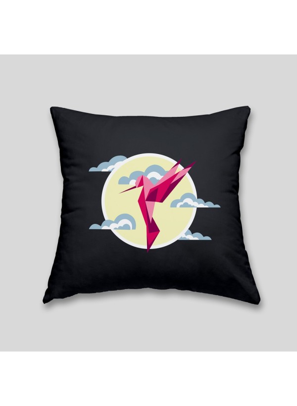 Hummingbird cushion