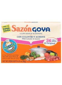 GOYA Sazon Coriander & Annatto No Salt Seasoning 6.33 oz
