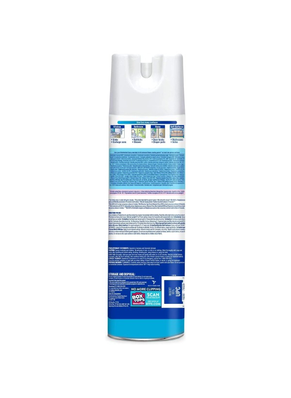 Lysol Disinfectant, Sanitizer and Antibacterial Spray Crisp Linen, 19 fl oz